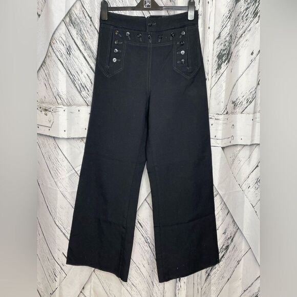 Vintage Pants - Vintage US Navy Cracker Jack Bell Bottom Pants Wool 32R
